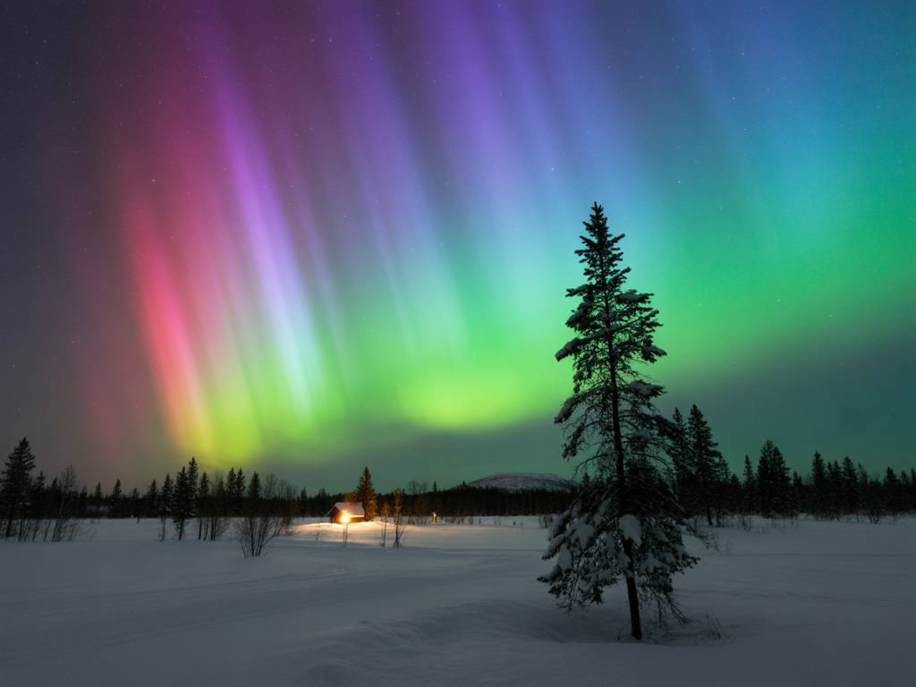 Aurore boréale 31 décembre 2024