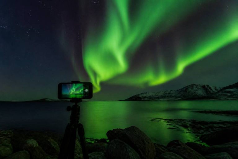 Comment régler son iphone pour photographier une aurore boréale ? les bons réglages nuit
