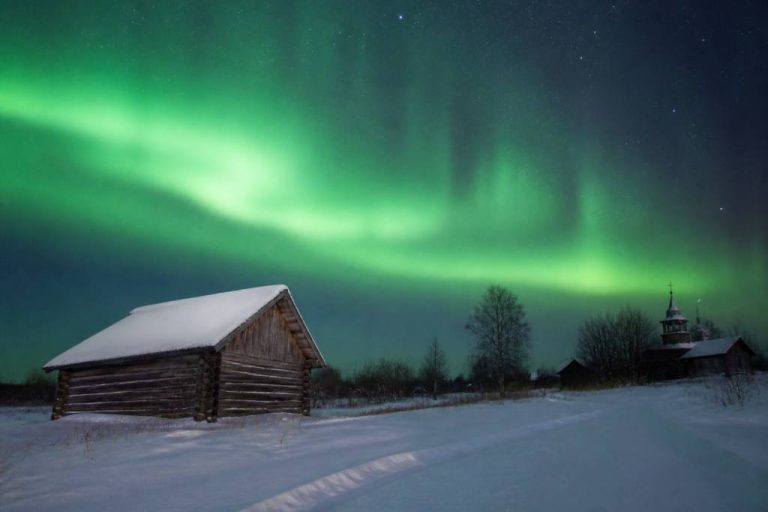 Aurore boréale en Russie : le parc national de Kenozero (Kenozersky National Park) pour un séjour hivernal